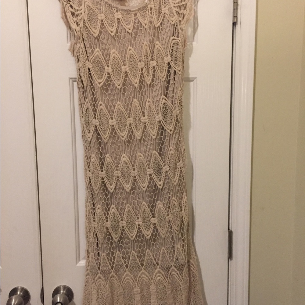 Woman’s crochet dress